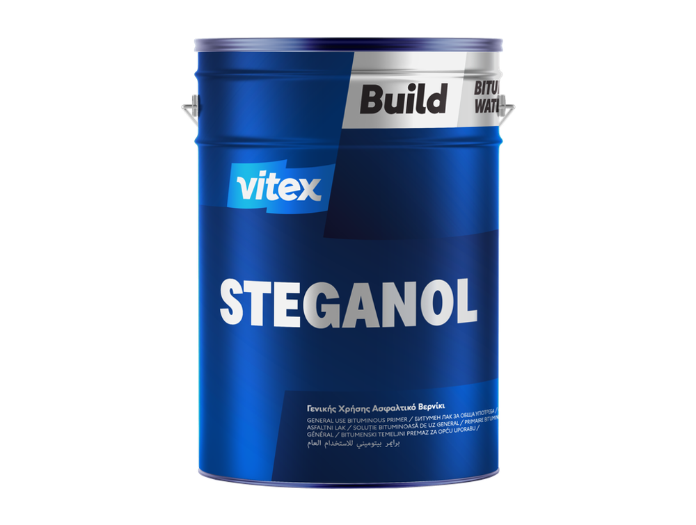 Συσκευασία ασφαλτικού βερνικιού VITEX Steganol