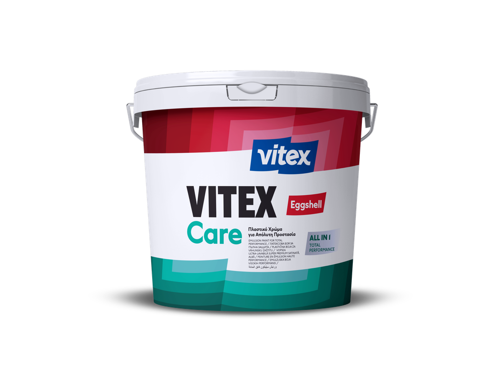 Συσκευασία πλαστικού χρώματος VITEX Care Eggshell