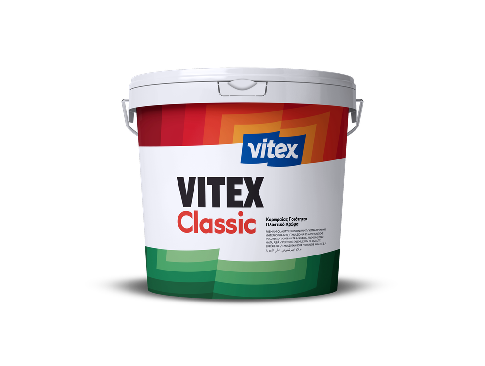 Συσκευασία πλαστικού χρώματος VITEX Classic
